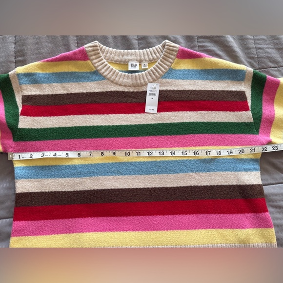 GAP FACTORY NWT Striped Sweater M - Picture 5 of 7